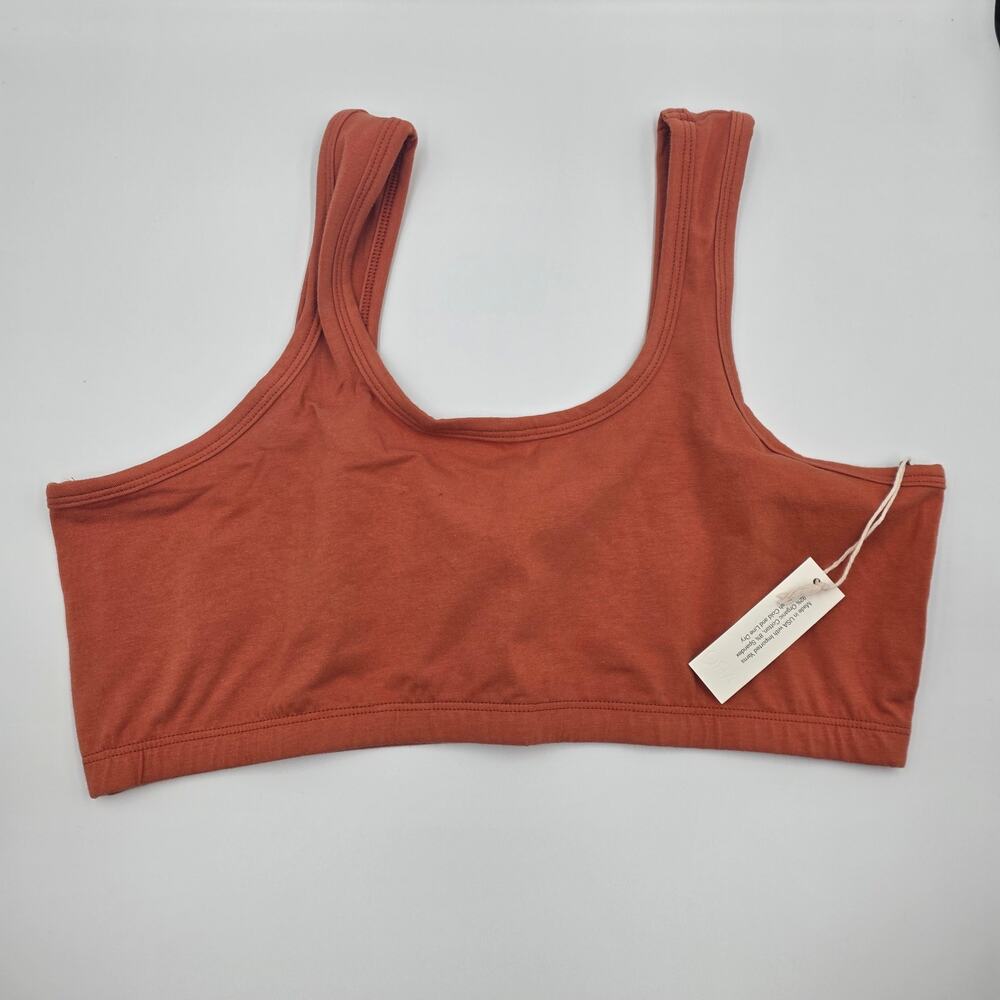 ARQ Full Coverage Cotton Bra in Cognac Size 3X